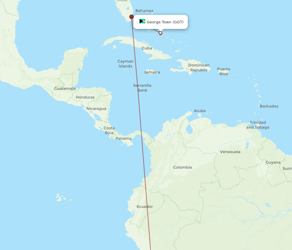 LIM-GGT flight routes
