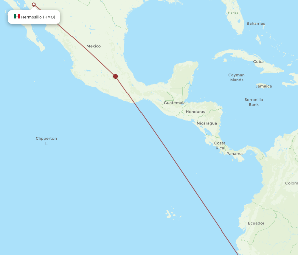 LIM-HMO flight routes