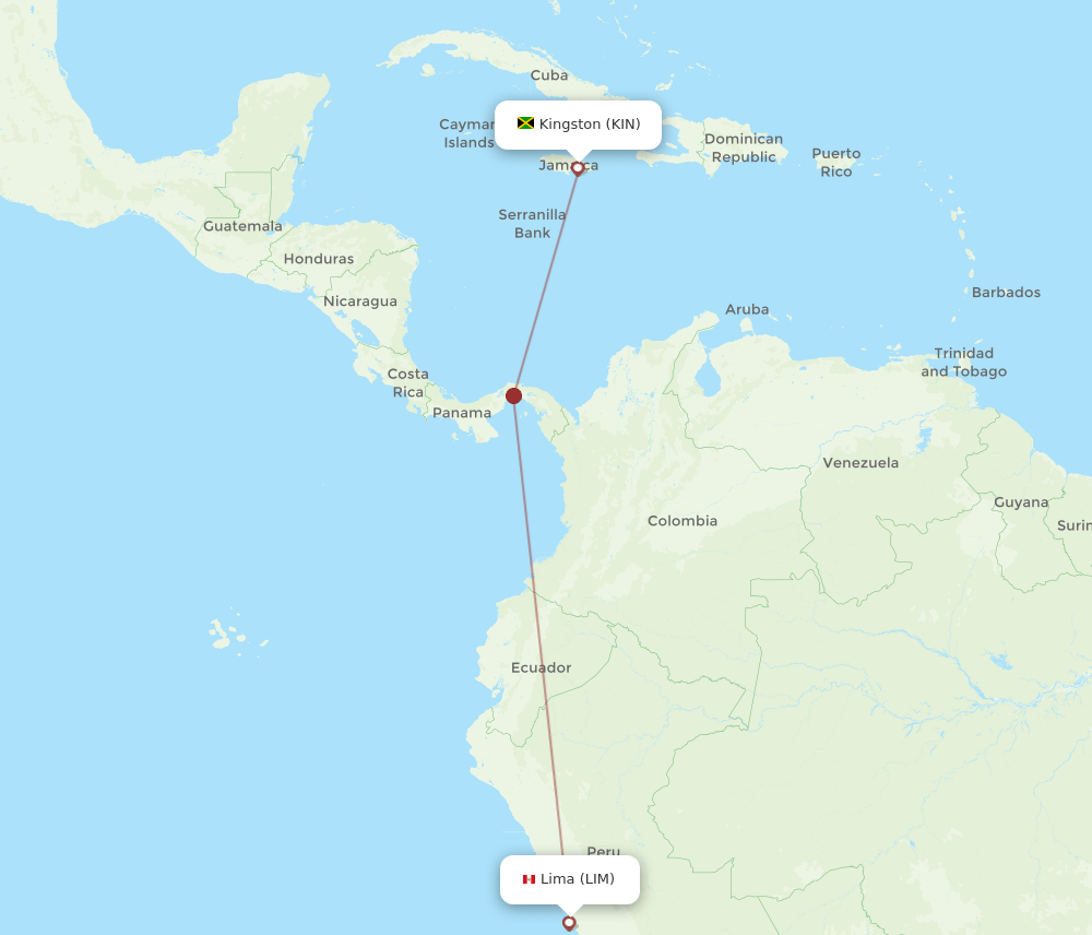LIM-KIN flight routes