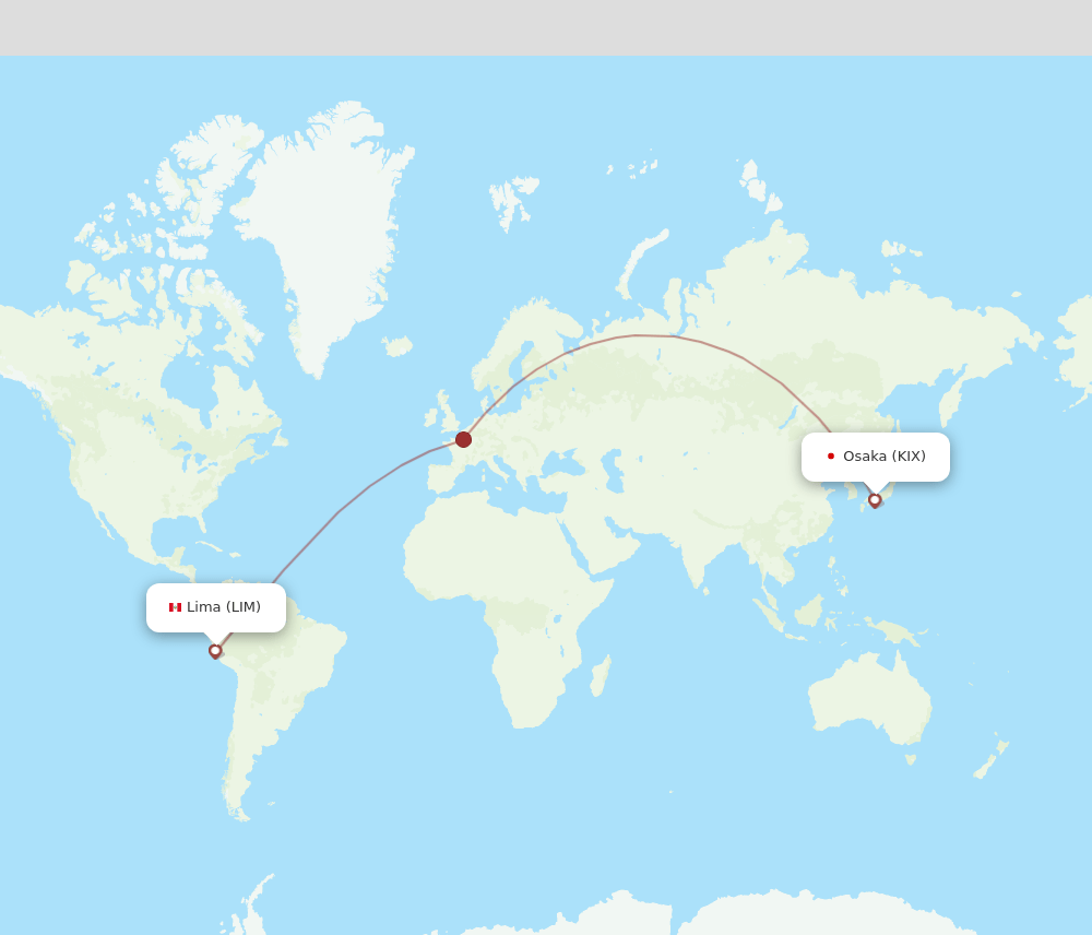 LIM-KIX flight routes