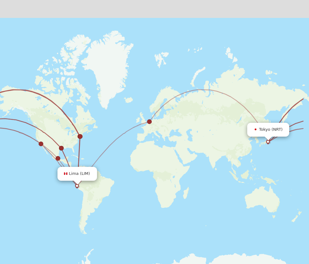LIM-NRT flight routes