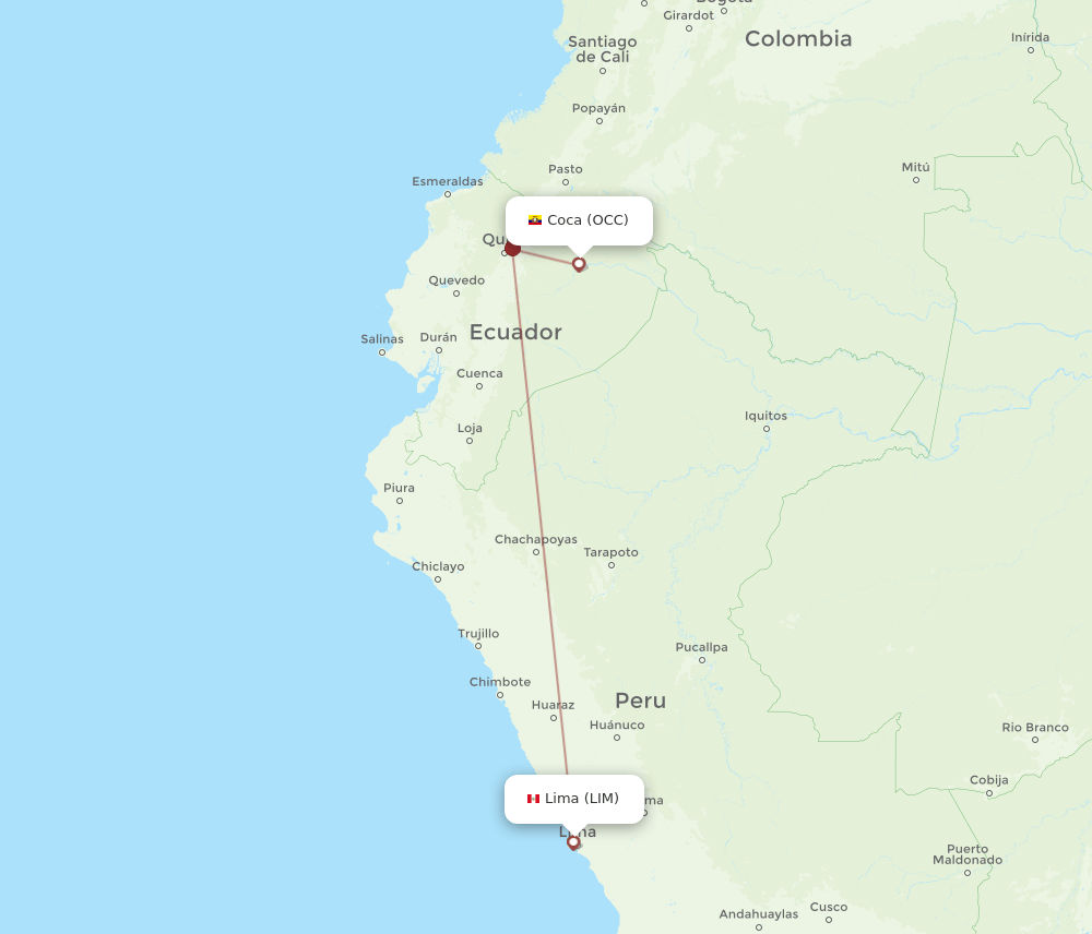 LIM-OCC flight routes