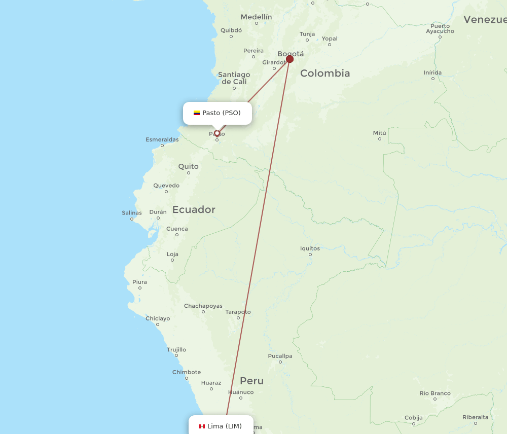 LIM-PSO flight routes