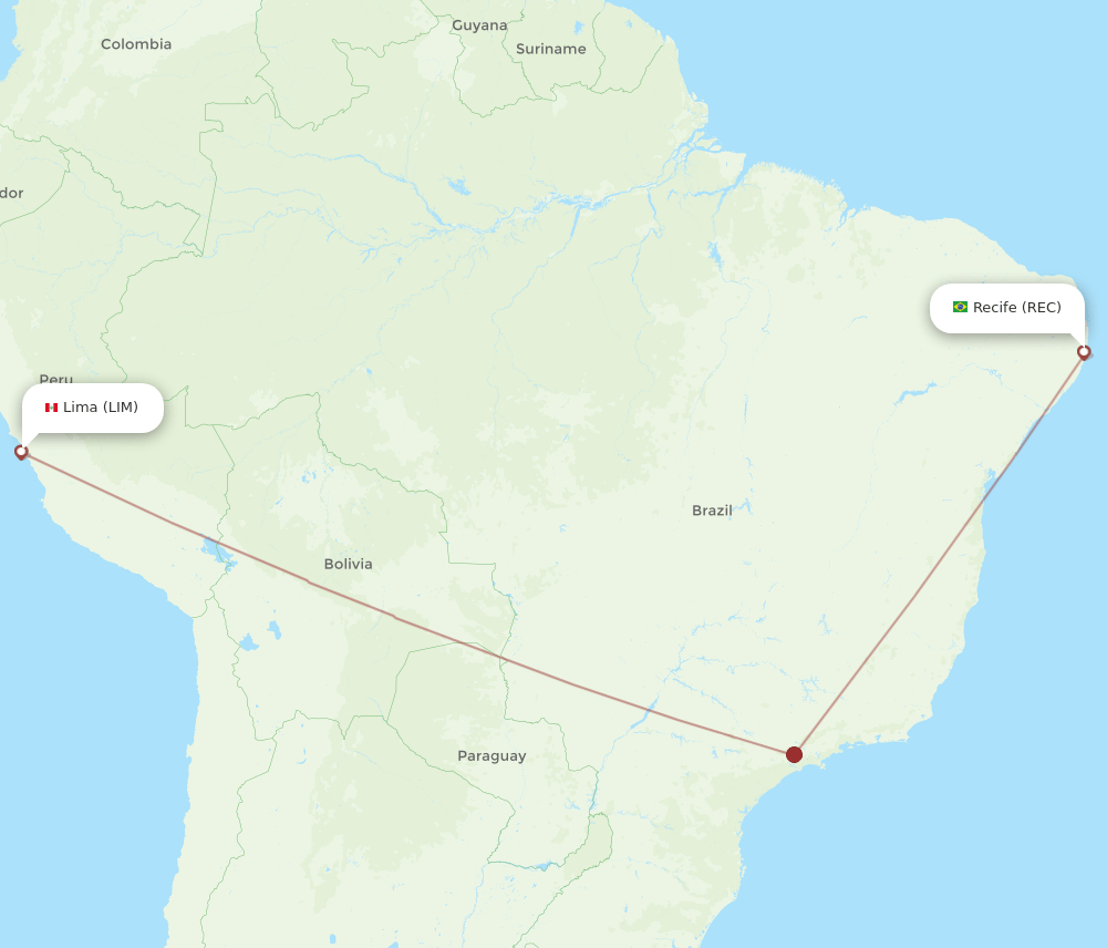 LIM-REC flight routes
