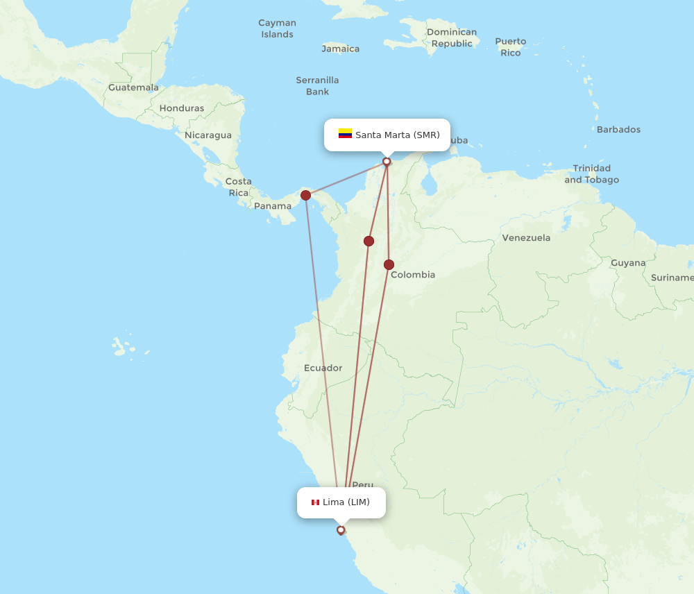 LIM-SMR flight routes