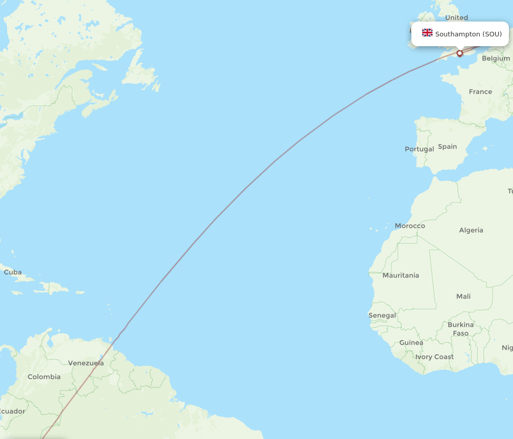 LIM-SOU flight routes