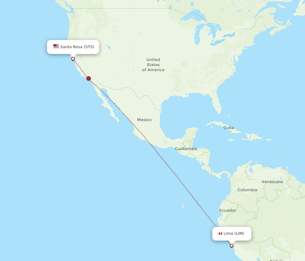 LIM-STS flight routes