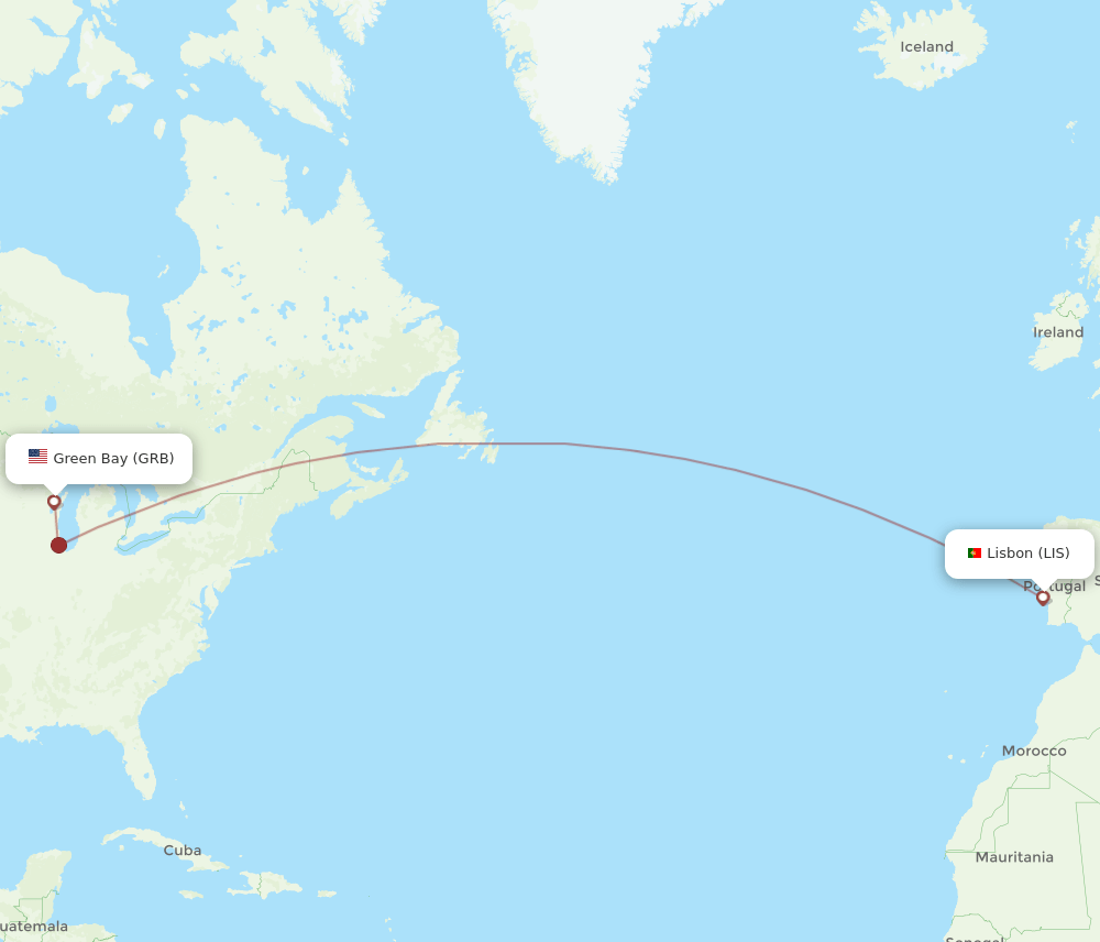 LIS-GRB flight routes