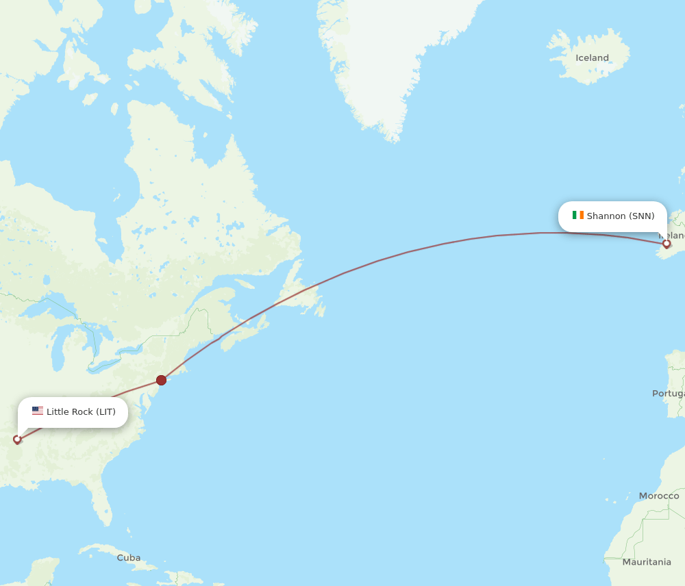 LIT-SNN flight routes