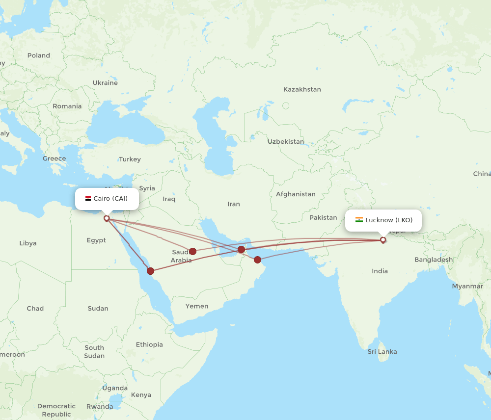 LKO-CAI flight routes