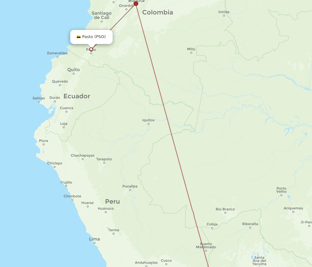 LPB-PSO flight routes