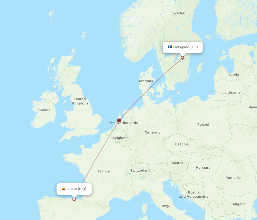 LPI-BIO flight routes