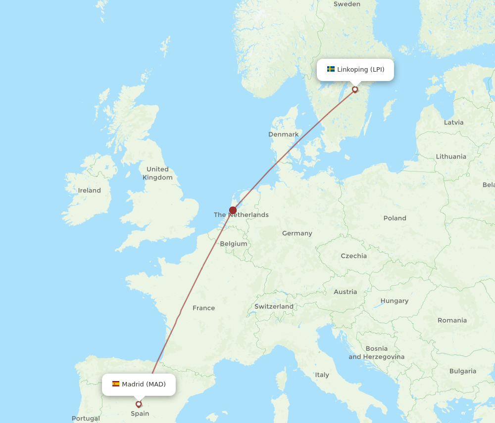 LPI-MAD flight routes