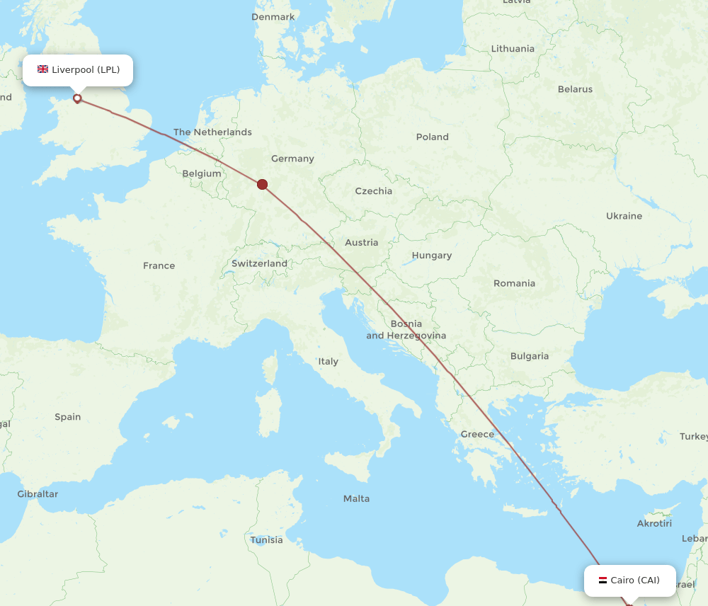 LPL-CAI flight routes