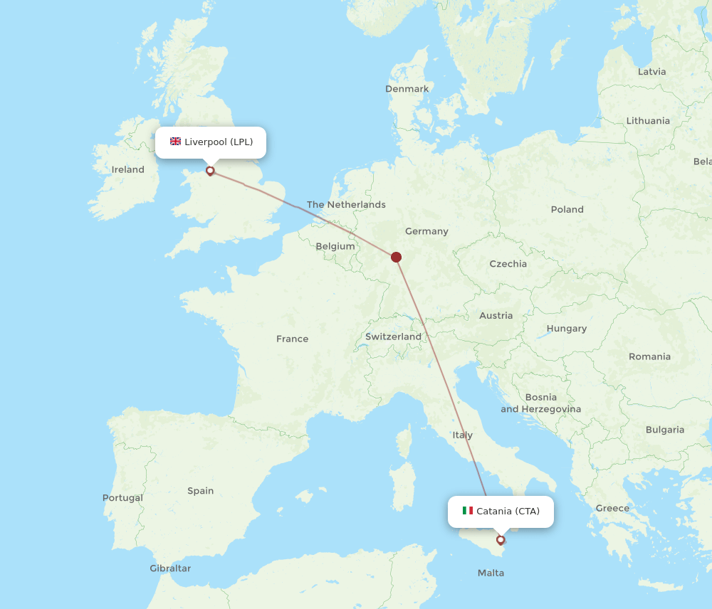 LPL-CTA flight routes