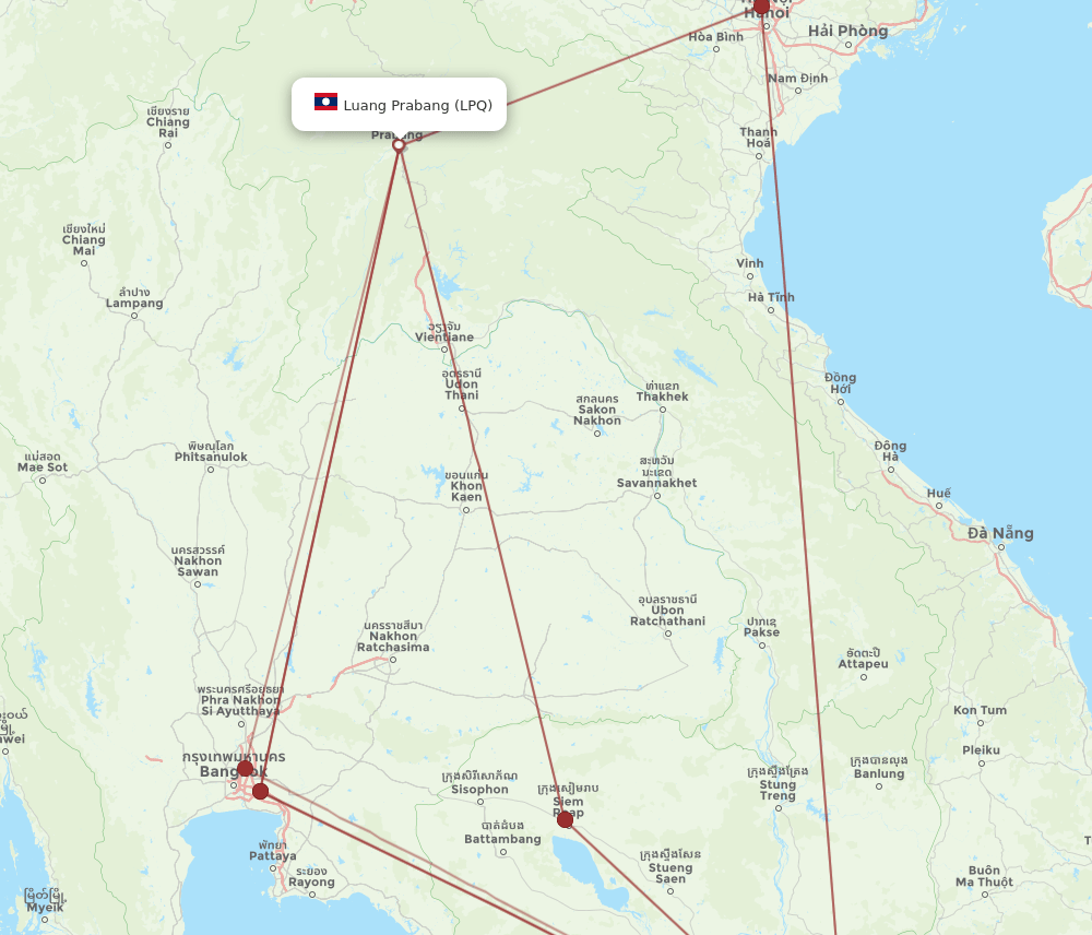 LPQ-SGN flight routes