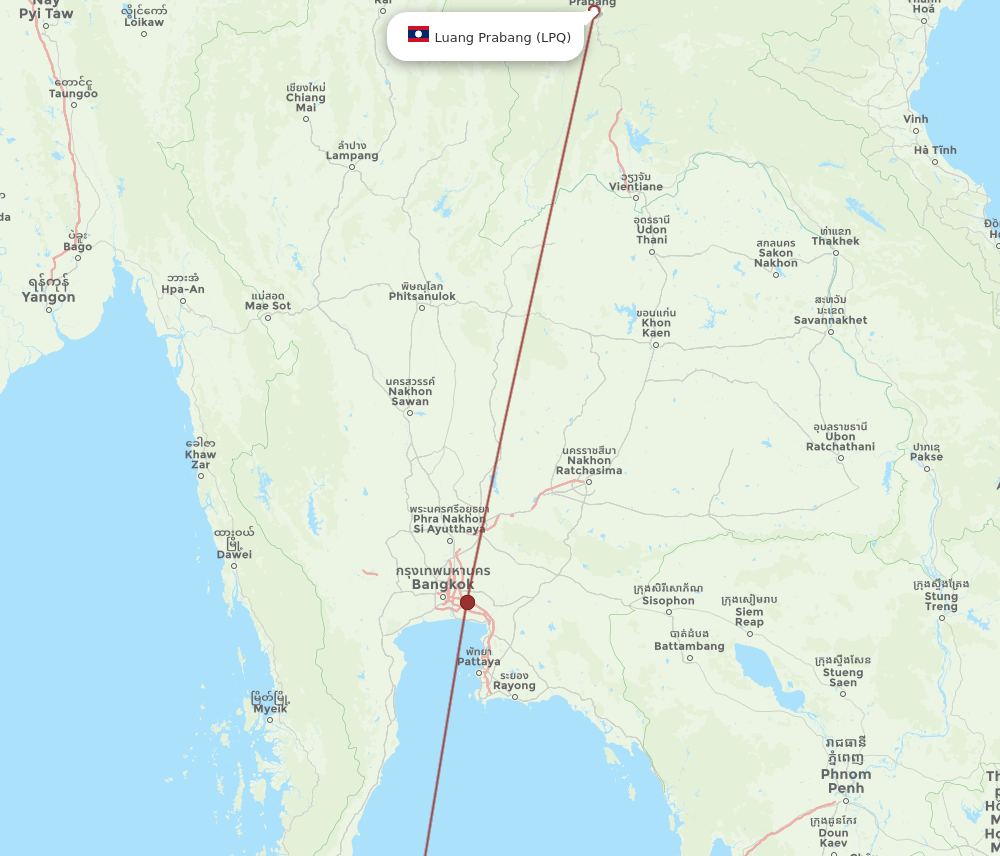 LPQ-USM flight routes