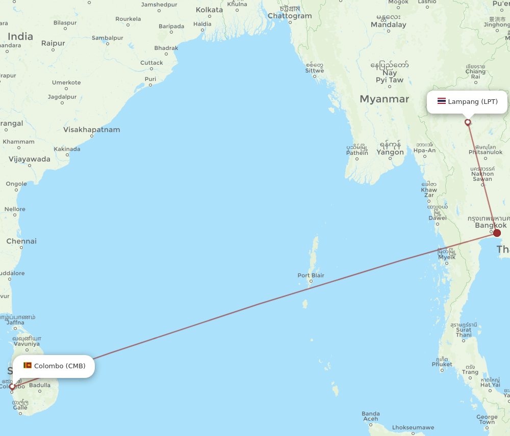 LPT-CMB flight routes