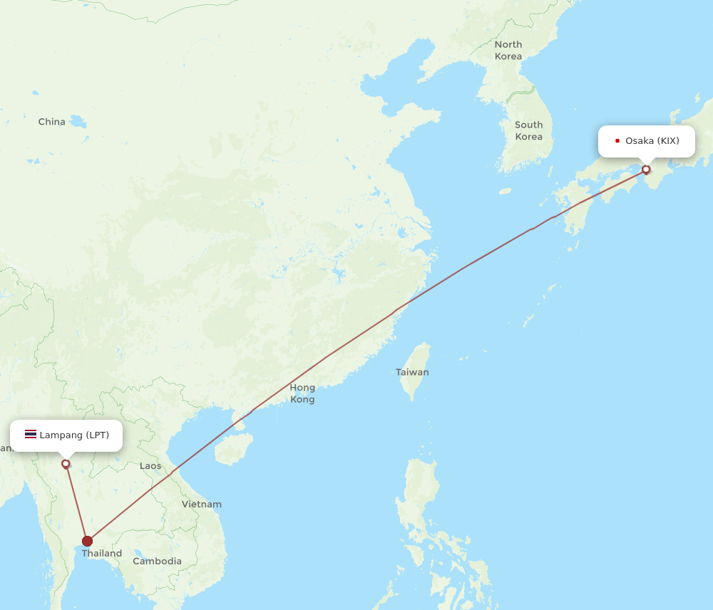LPT-KIX flight routes