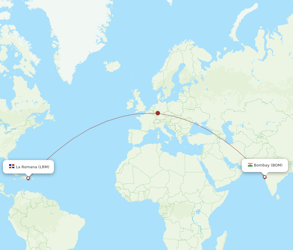 LRM-BOM flight routes