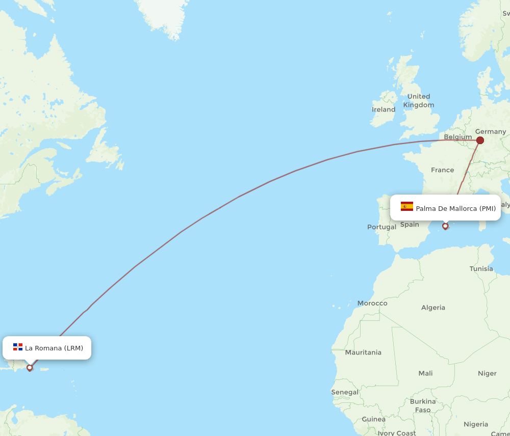 LRM-PMI flight routes