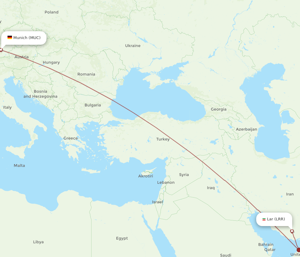LRR-MUC flight routes