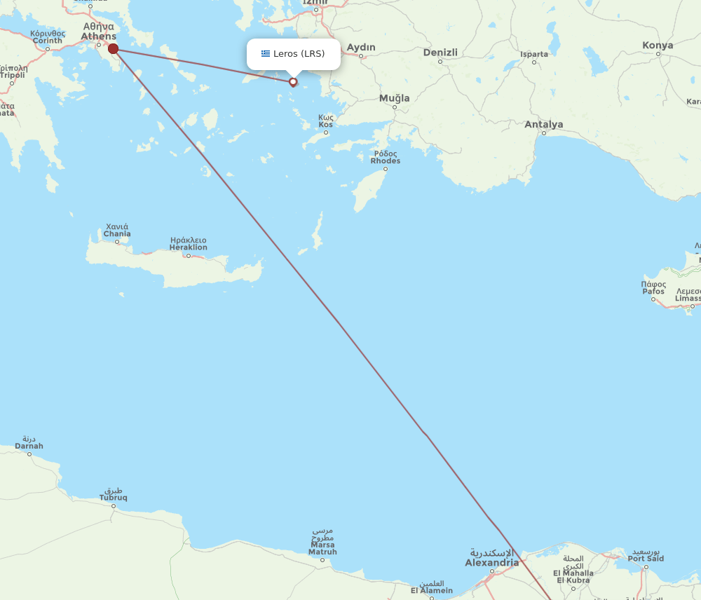 LRS-CAI flight routes