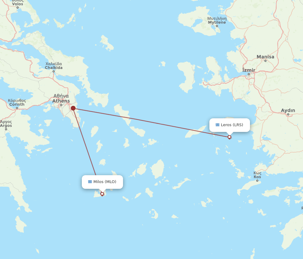 LRS-MLO flight routes