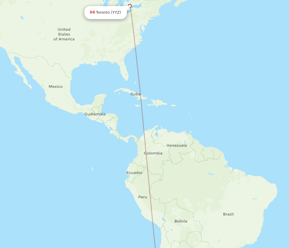 LSC-YYZ flight routes