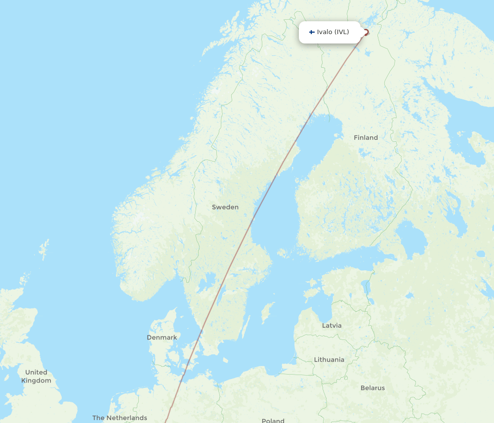 LUX-IVL flight routes