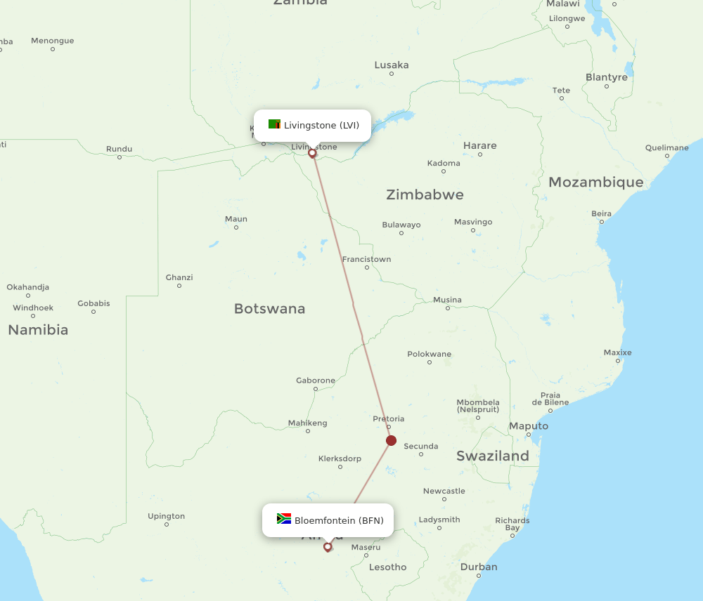LVI-BFN flight routes