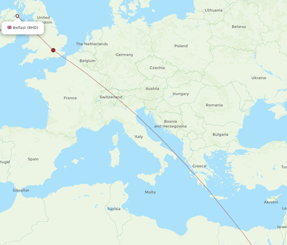 LXR-BHD flight routes