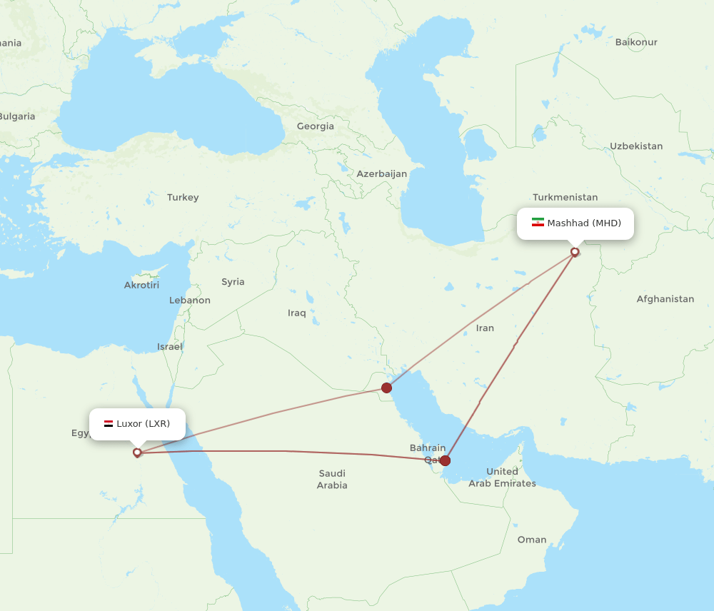 LXR-MHD flight routes