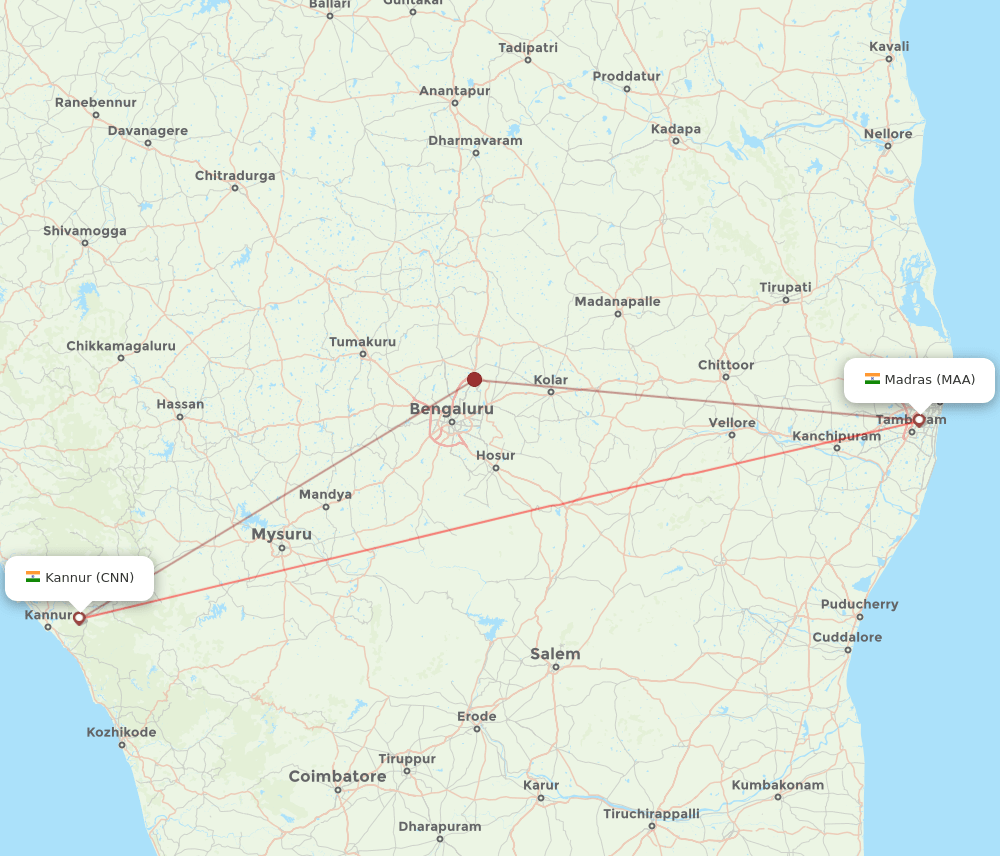 MAA-CNN flight routes