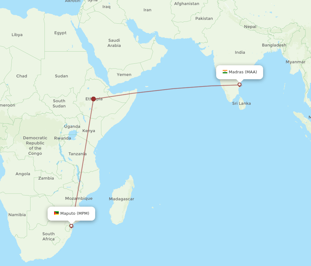MAA-MPM flight routes