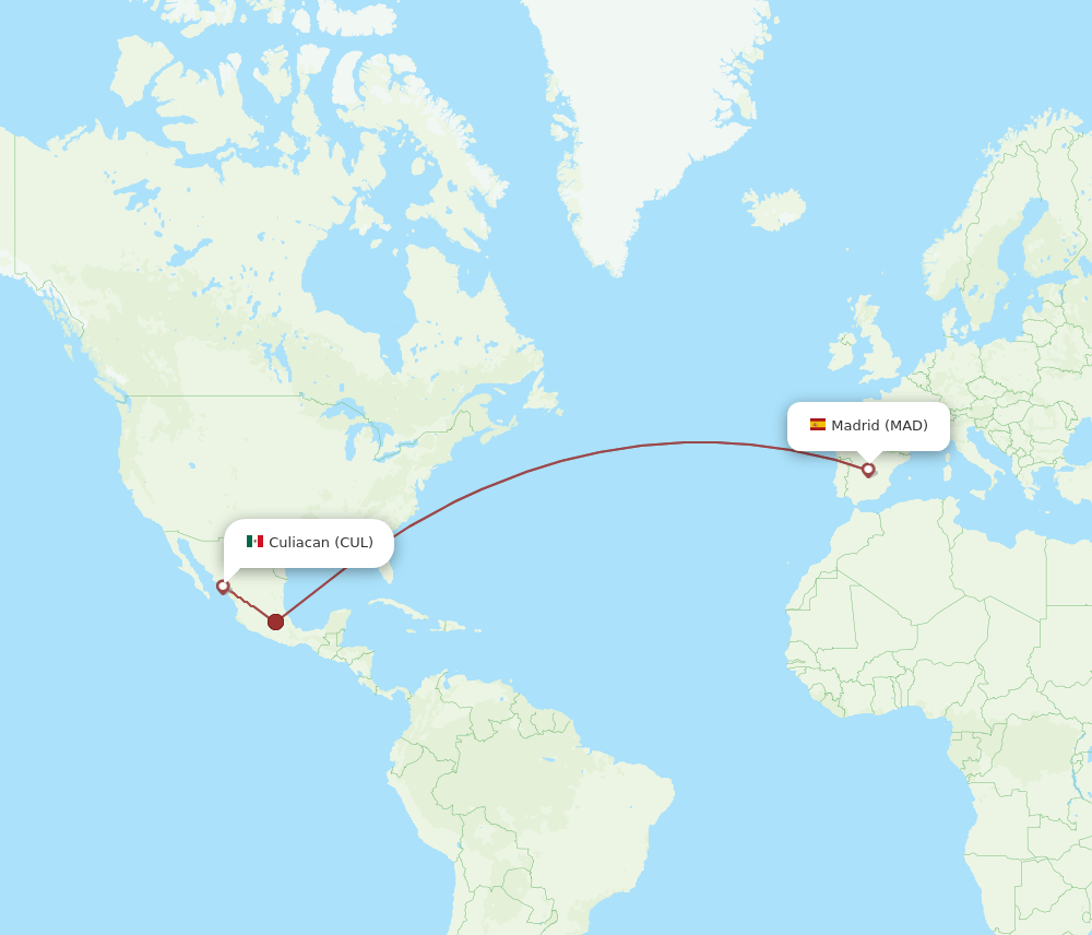 MAD-CUL flight routes
