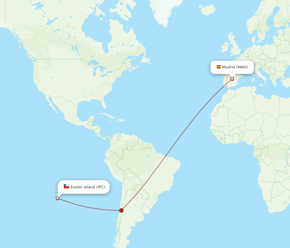 MAD-IPC flight routes