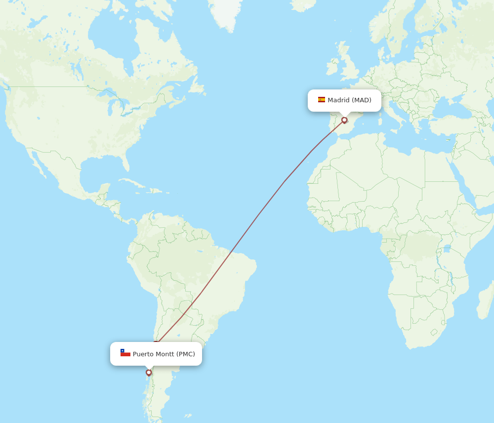 MAD-PMC flight routes