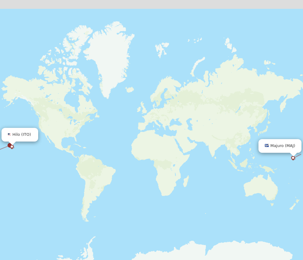 MAJ-ITO flight routes