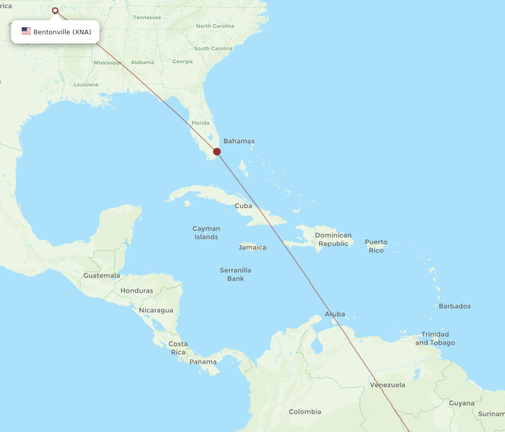 MAO-XNA flight routes