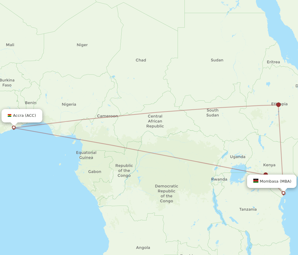 MBA-ACC flight routes