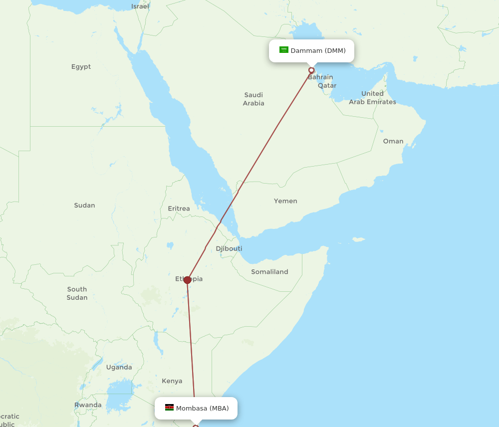 MBA-DMM flight routes