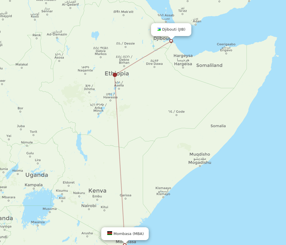 MBA-JIB flight routes