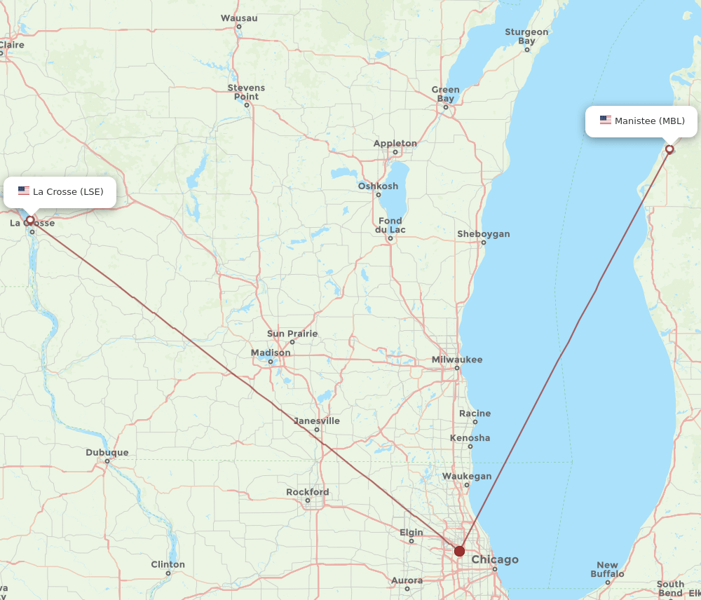 MBL-LSE flight routes