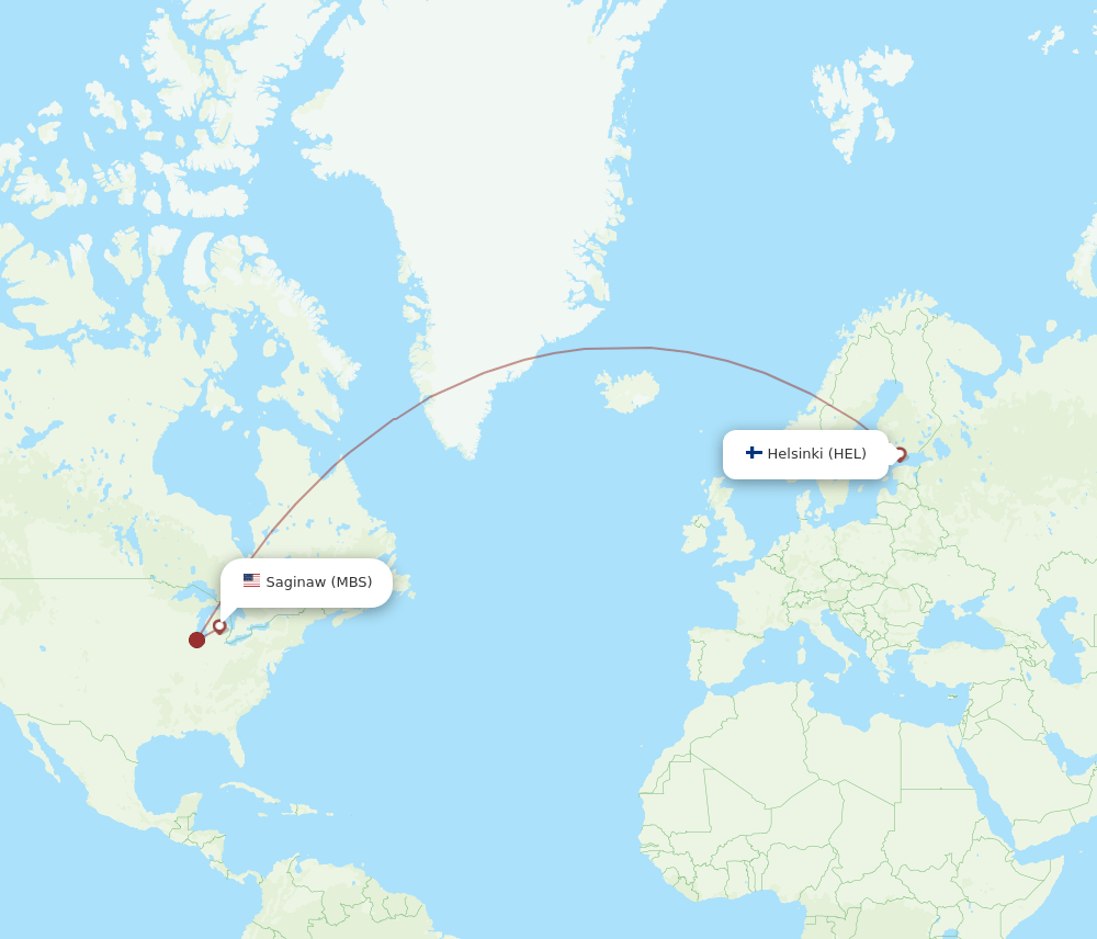 MBS-HEL flight routes