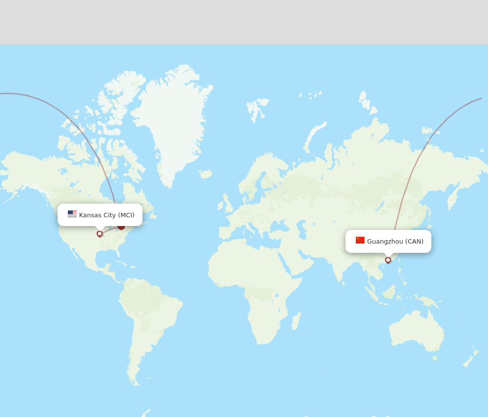 MCI-CAN flight routes
