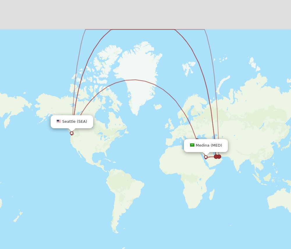 MED-SEA flight routes