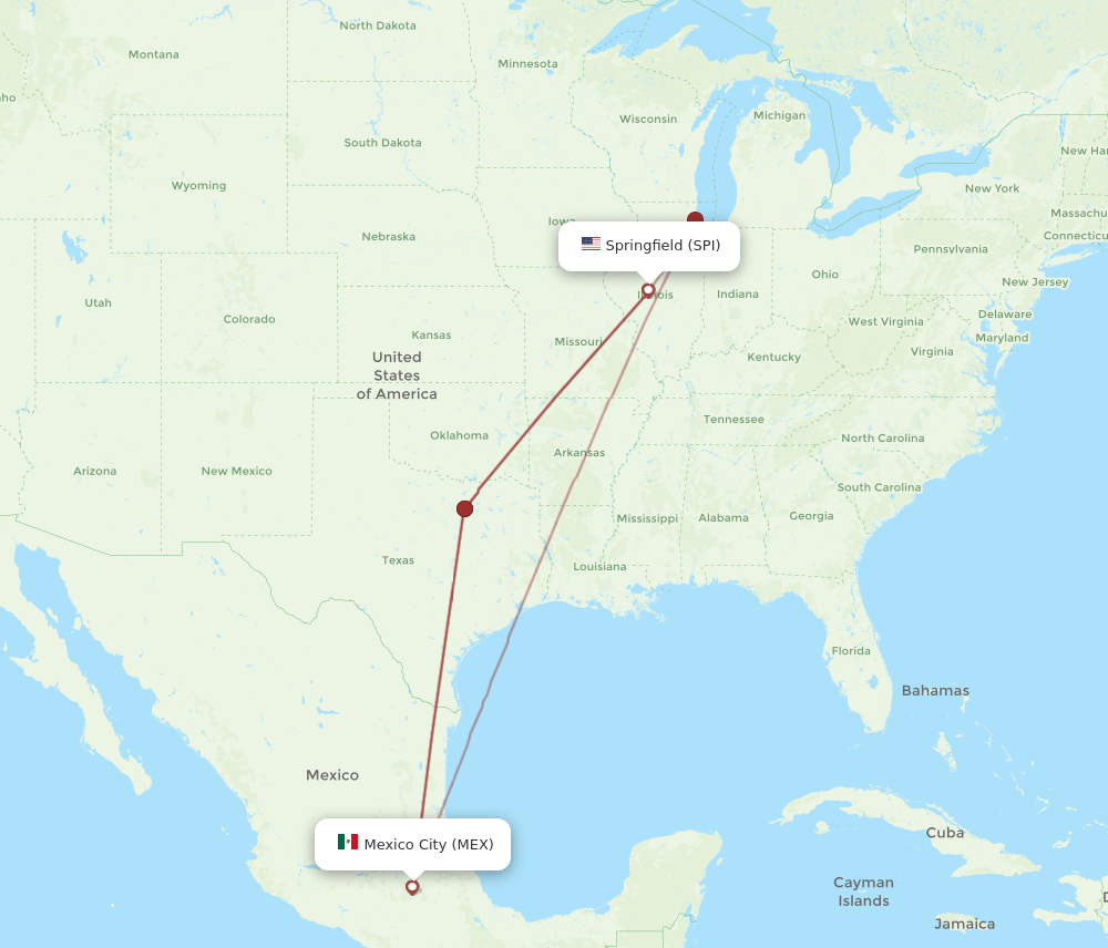 MEX-SPI flight routes