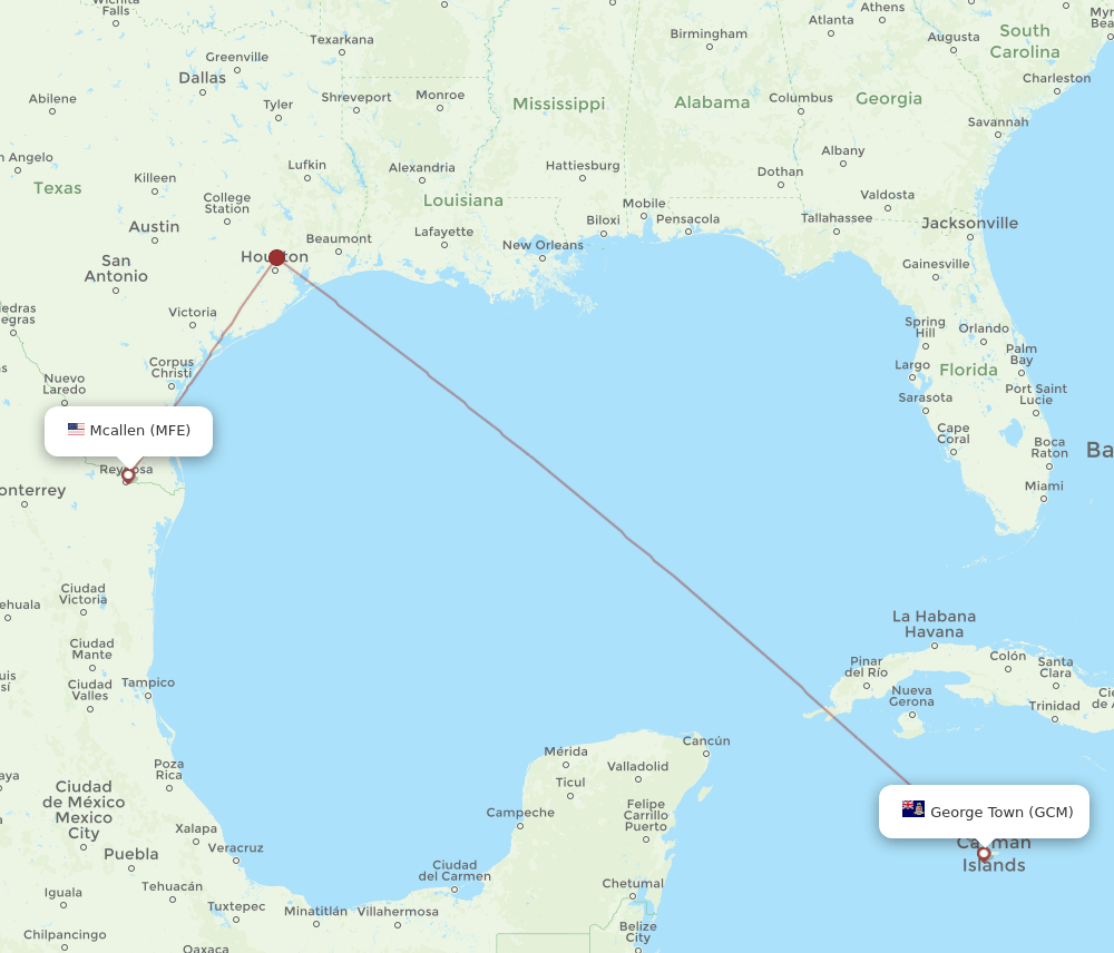 MFE-GCM flight routes