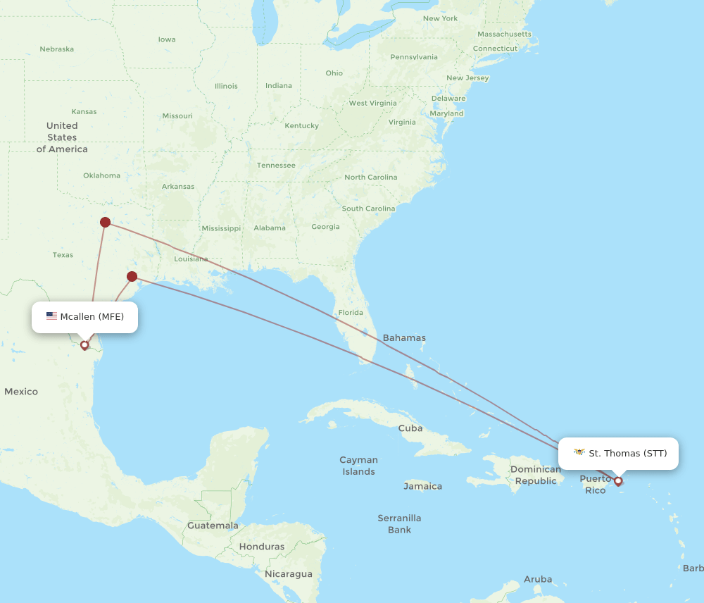 MFE-STT flight routes
